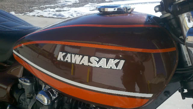 Kawasaki Z1A fuel tank